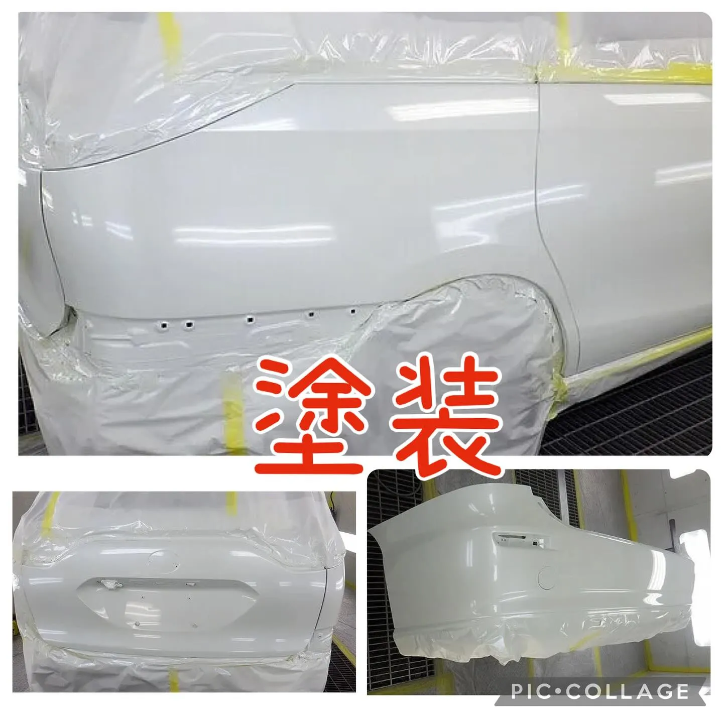 ひどいへこみも修理で頑張るカーサービスシンワです😊