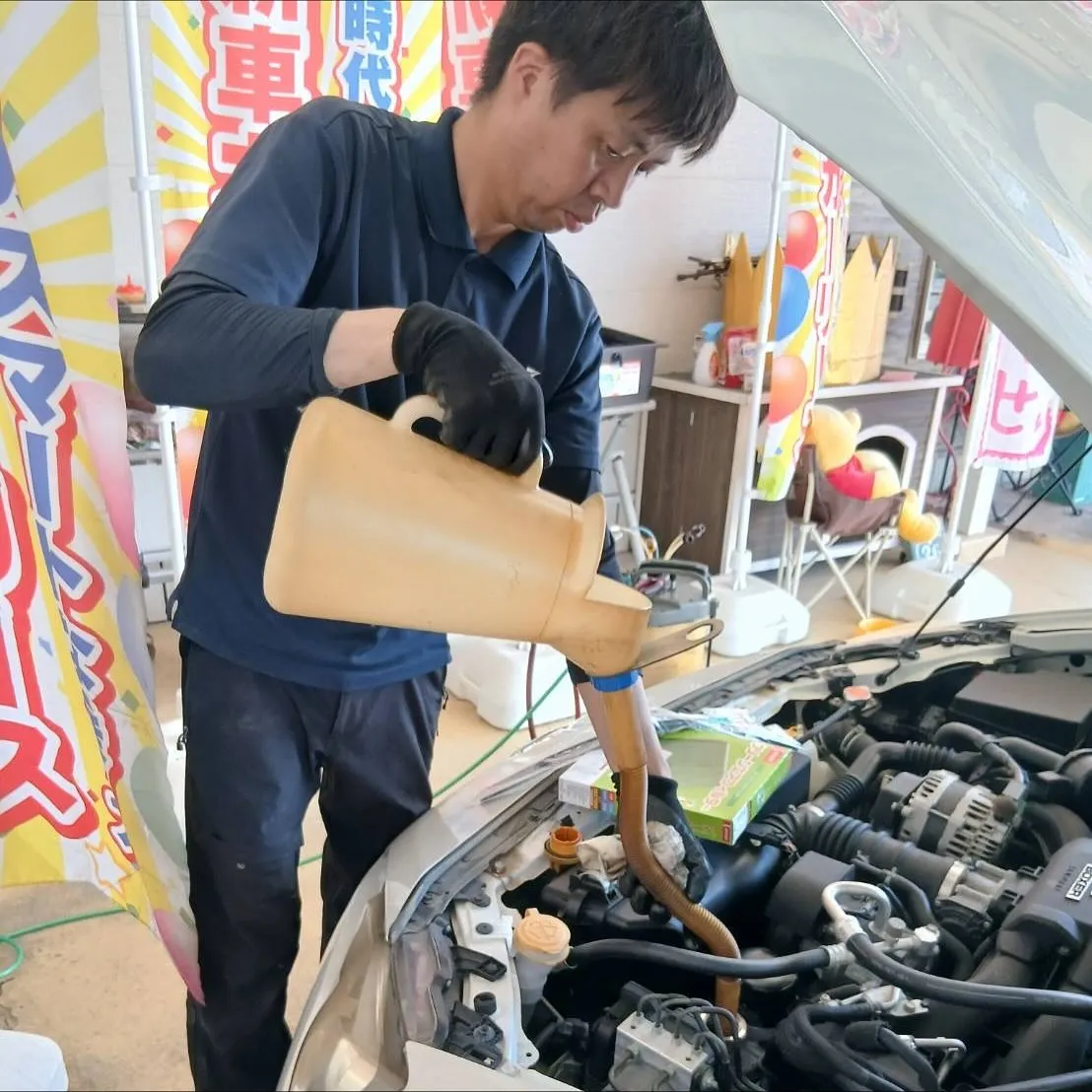 こんにちは☀️カーサービスシンワです🌸