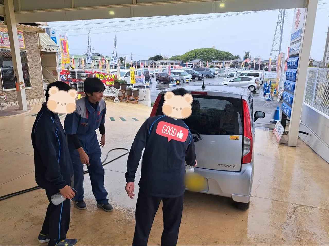 お車のキズヘコミ修理や車検整備、保険やカーリースなど、