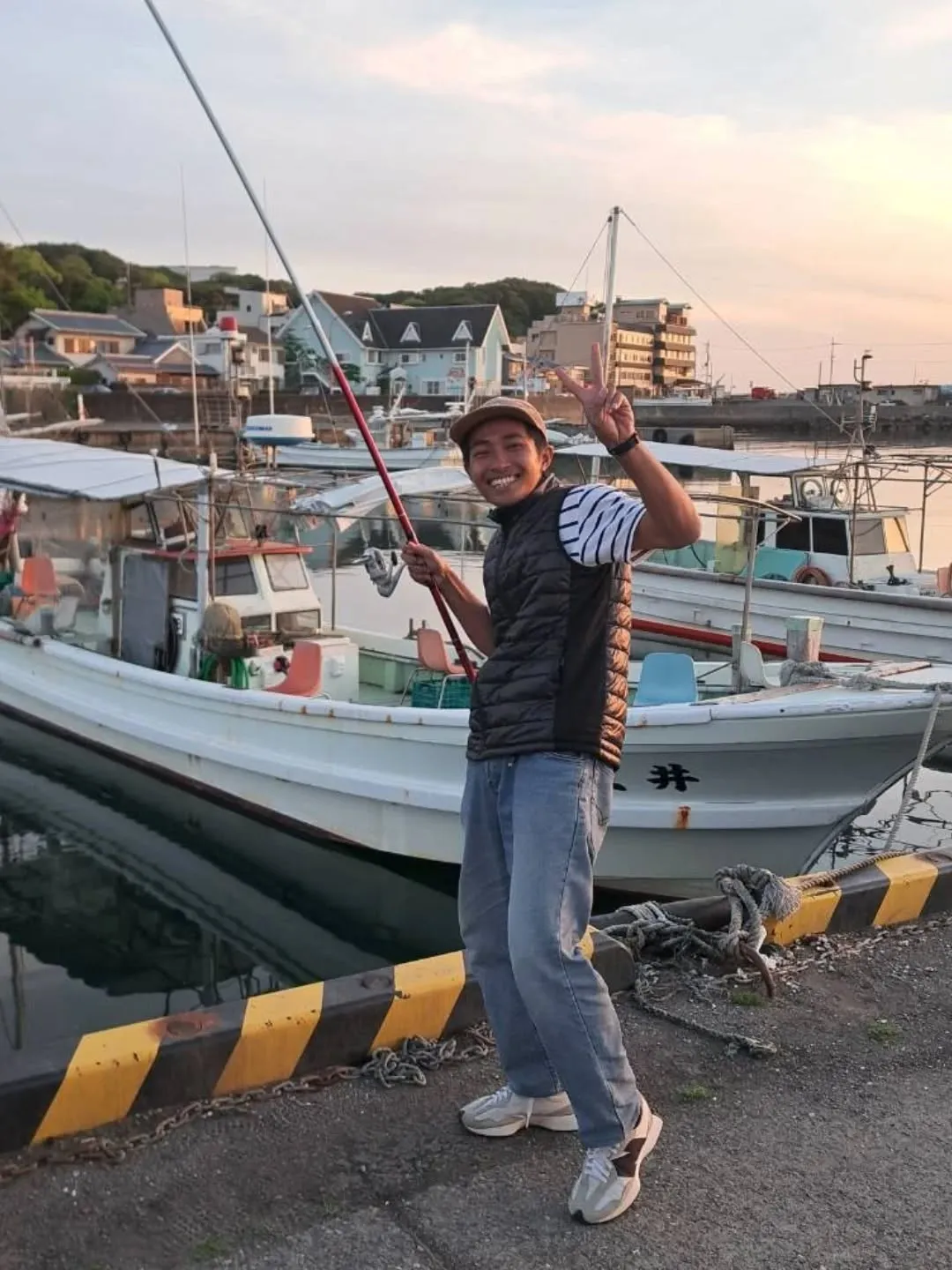 休日は釣りを楽しむカーサービスシンワです😆