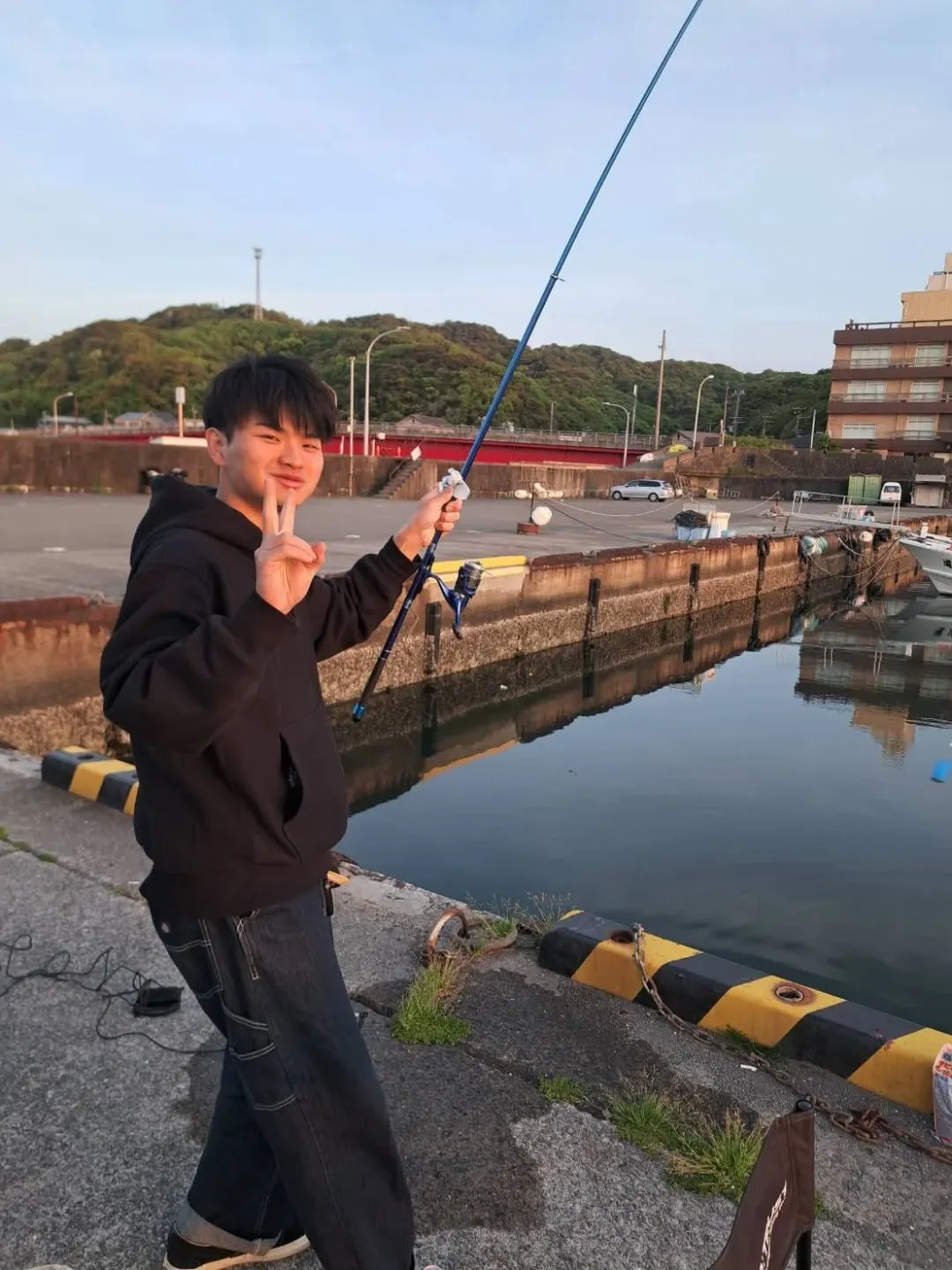 休日は釣りを楽しむカーサービスシンワです😆