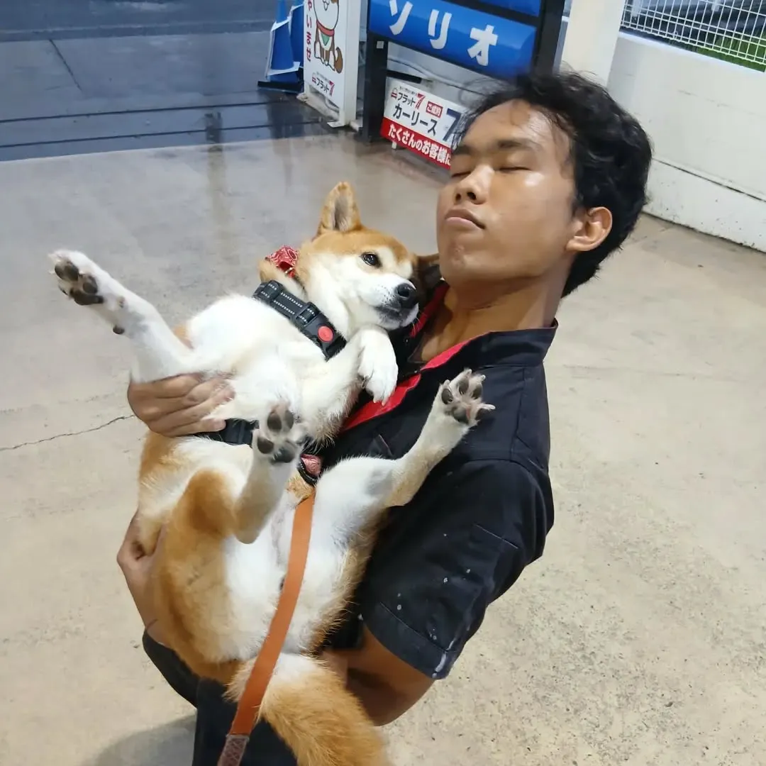 仕事終わりの癒しタイム🐕✨