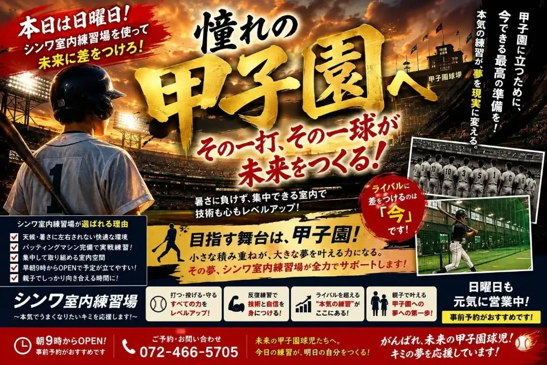 🏟️【夢は甲子園。